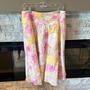 Loft Women's Floral Skirt size 10
